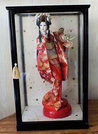 Image result for Japanese Geisha Doll Display Case