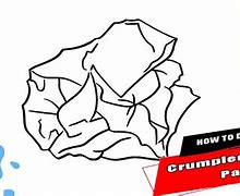 Image result for How to Draw Crumpled Paper
