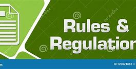 Image result for Rules and Regulations Book