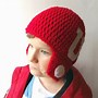 Image result for Crochet Football Hat Free Pattern