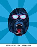 Image result for Gorilla with Reading Glasses