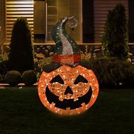 Image result for Halloween Outdoor Lighted Pumpkin Decorations