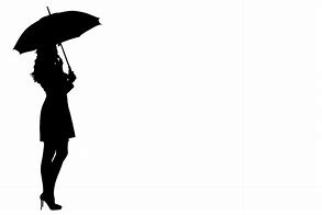 Image result for Black Under Umbrella Silhouette