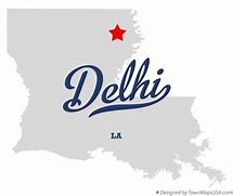 Image result for Delhi Louisiana Map