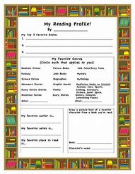 Image result for Reading Profile Template