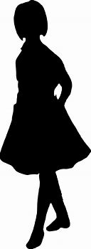 Image result for Girl Silhouette Transparent