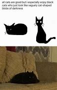Image result for Black Cat Blob Meme