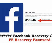 Image result for Facebook Recovery Code