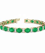 Image result for 14K Gold Emerald Bracelet