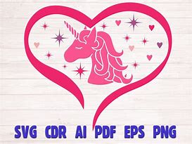 Image result for Unicorn Valentine SVG