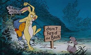 Image result for Winnie the Pooh Don't Feed the Bear