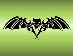 Image result for Bat Silhouette Tattoo Designs