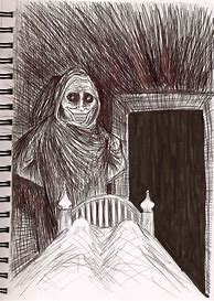 Image result for Scary Creepy Art Drawings