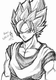 Image result for Dragon Ball Goku Pencil Drawing