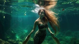 Image result for Real Mermaid Girl Swimming