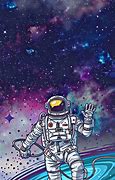 Image result for Cartoon Astronaut in Space Wallpaper