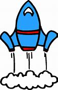 Image result for Blue Rocket Cartoon