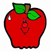 Image result for Smiling Apple Clip Art Vintage