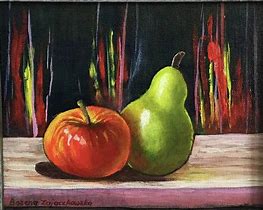 Image result for Apple and Pear Paintings