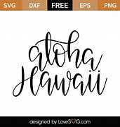 Image result for Hawaiian Fonts SVG