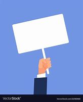 Image result for Hands Holding a Blank Sign
