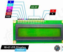 Image result for 16x2 lcd pinouts