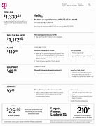 Image result for T-Mobile Phone Bill