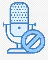 Image result for Blocked Microphone Icon