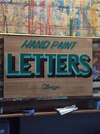 Image result for Hand Lettering Signs