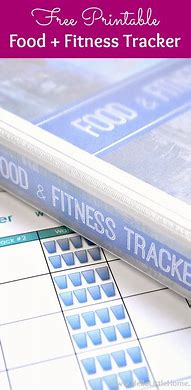 Image result for Fitness and Food Tracker Printable