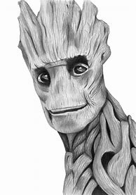 Image result for groot pencil drawing