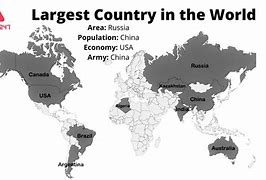 Image result for Largest Country in the World