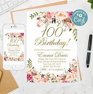 Image result for 100th Birthday Invitation Japanese