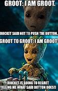 Image result for Rocket Groot Meme