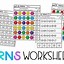 Image result for Number Patterns Worksheets Kindergarten