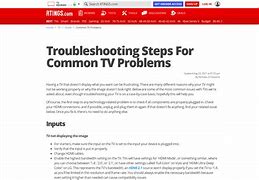 Image result for Old Television Problems
