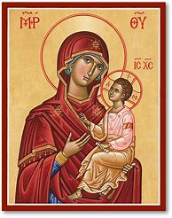 Image result for Mary and Baby Jesus Icon
