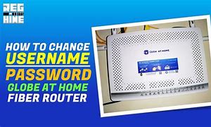 Image result for How to Change Wifi Password Globe at Home