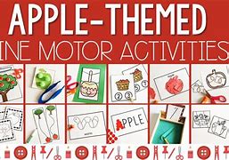 Image result for Apple Fine Motor Activities for Preschool