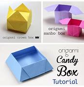 Image result for Easy Origami Box Instructions