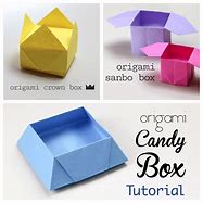 Image result for How to Make a Simple Origami Box