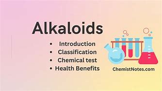 Image result for alcaloids