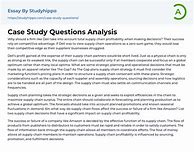 Image result for Case Study Questions