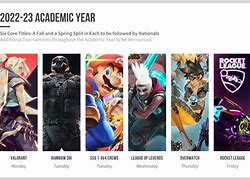 Image result for College eSports Schedule Graphic