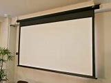 Image result for 150 Inch Electric Projector Screen