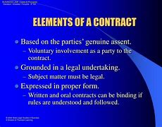 Image result for What Are the Legal Elements of a Contract