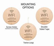 Image result for Custom Wi-Fi Password Sign