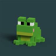 Image result for Pixelated Frog