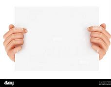Image result for One Hand Holding Paper