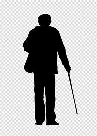 Image result for Old Man Silhouette Clip Art